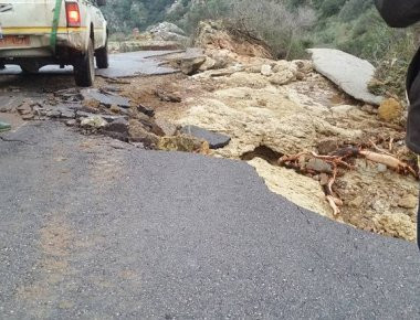 Σοβαρές καταστροφές στα Χανιά από την σφοδρή βροχόπτωση (φωτό, βίντεο)